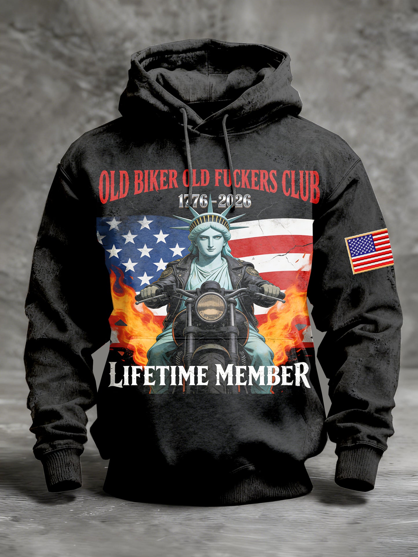 Men's Retro Anniversary Printed Sweatshirt