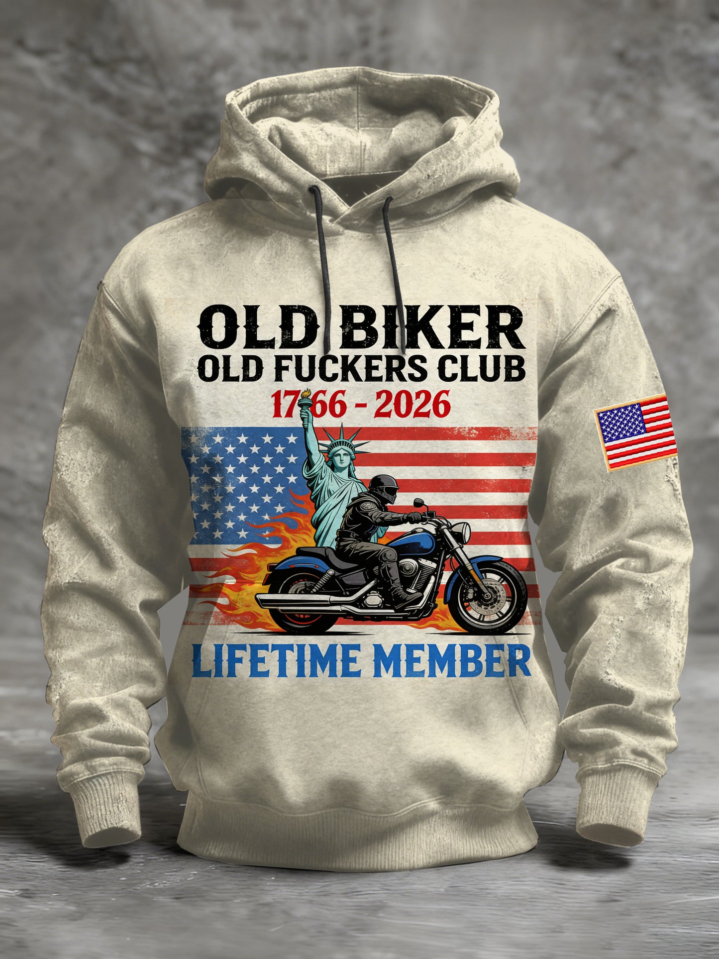Men's Retro Anniversary Printed Sweatshirt