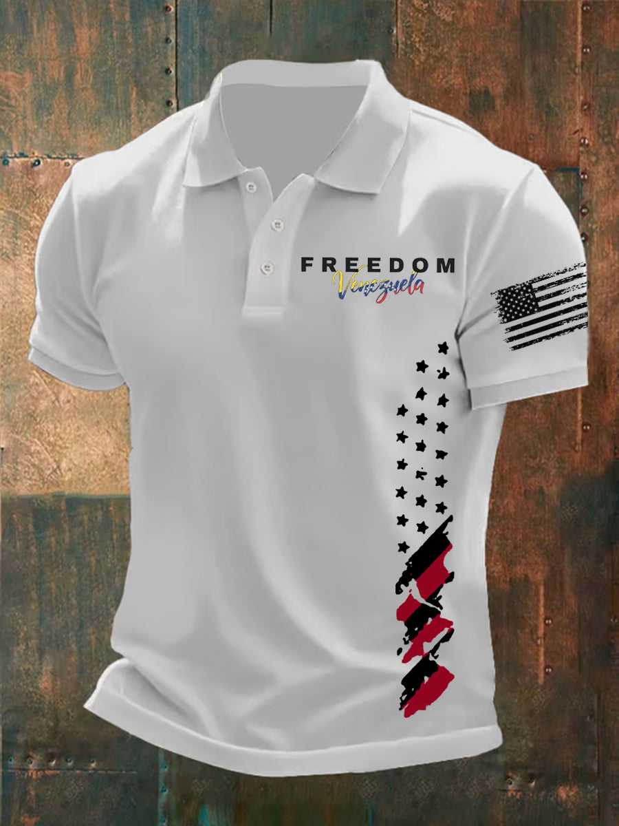Men's Freedom Venezuela Printed Shirt