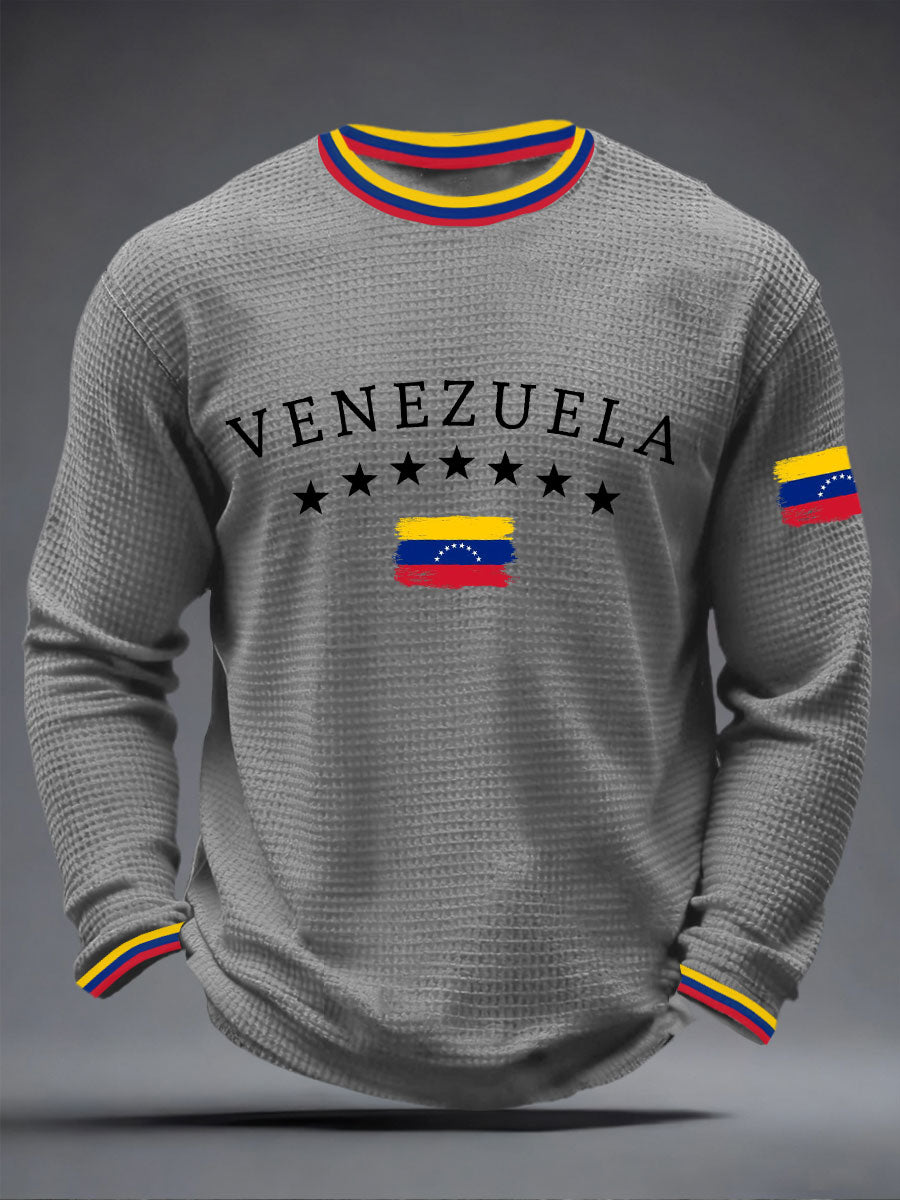 Men's Venezuelan Print Casual T-shirt