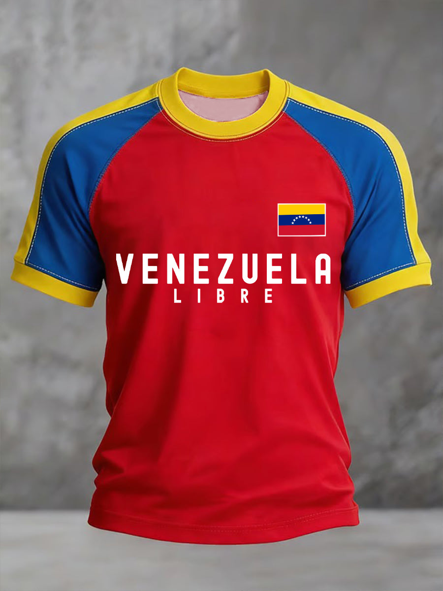 Men's Venezuelan Libre Print T-Shirt