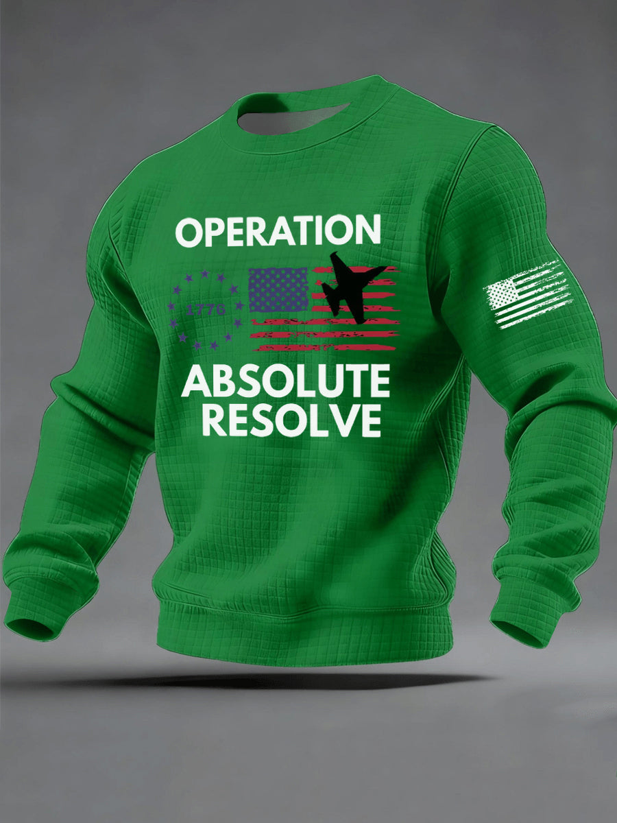 Men's Operation Absolute Resolve Printed Sweatshirt