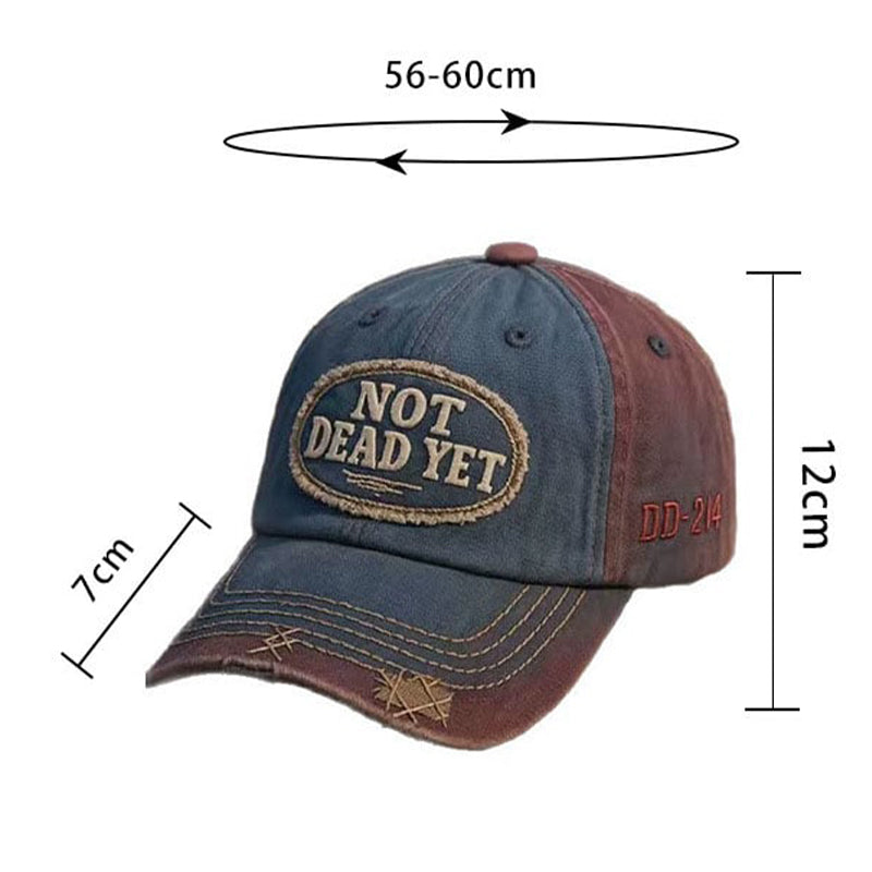 NOT DEAD YET Vintage Washed Baseball Cap
