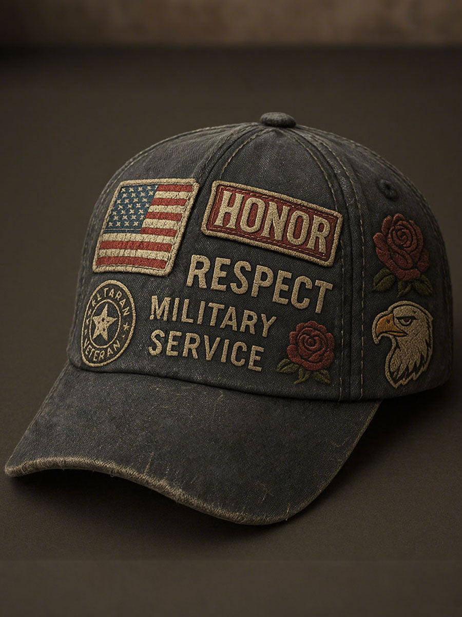 Honor Respect Military Service Unisex Hats