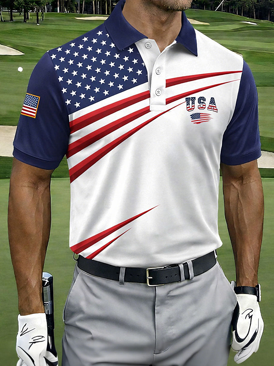 Men's USA Flag Tops