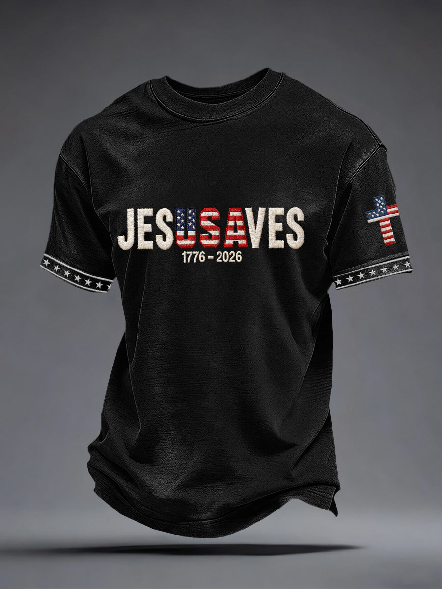 Men's USA 1776-2026 Print T-Shirt