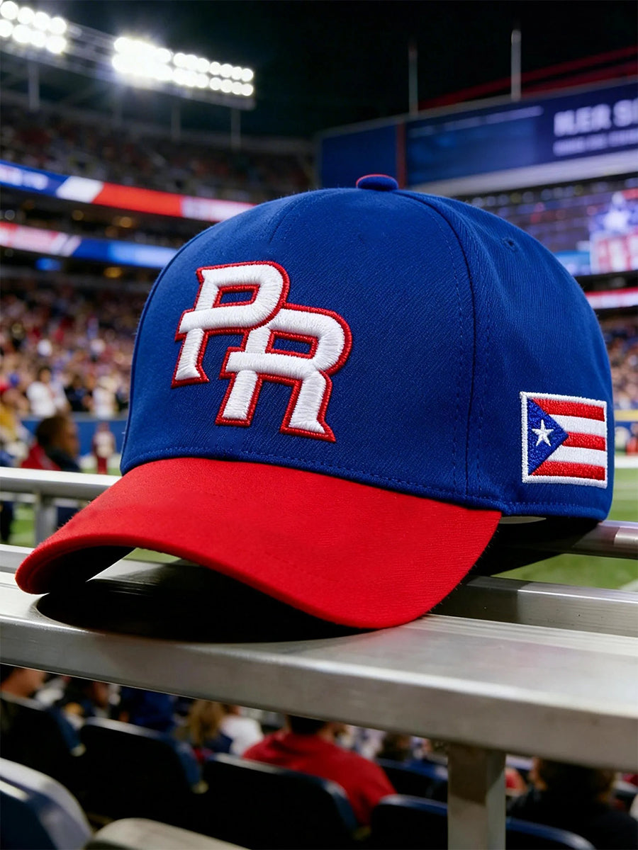 Unisex Puerto Rico Flag Print Hat