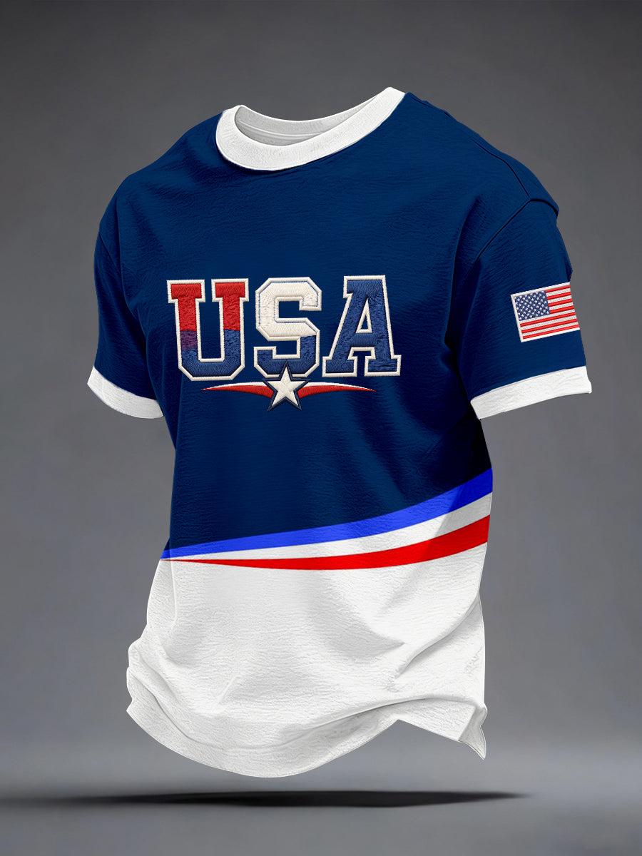 Men's USA Inspired Print T-Shirt