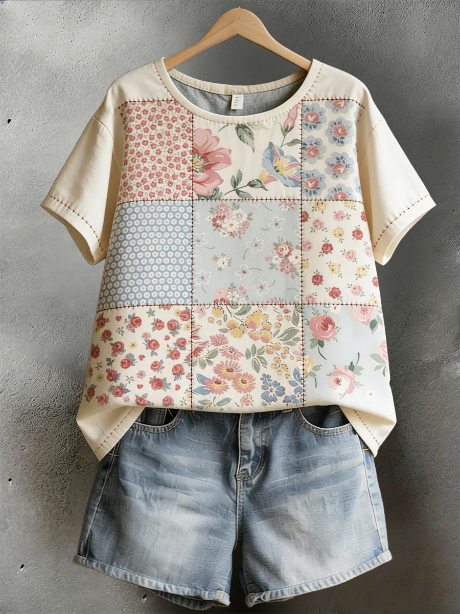 Women's American Commemorative Art Print T-Shirt