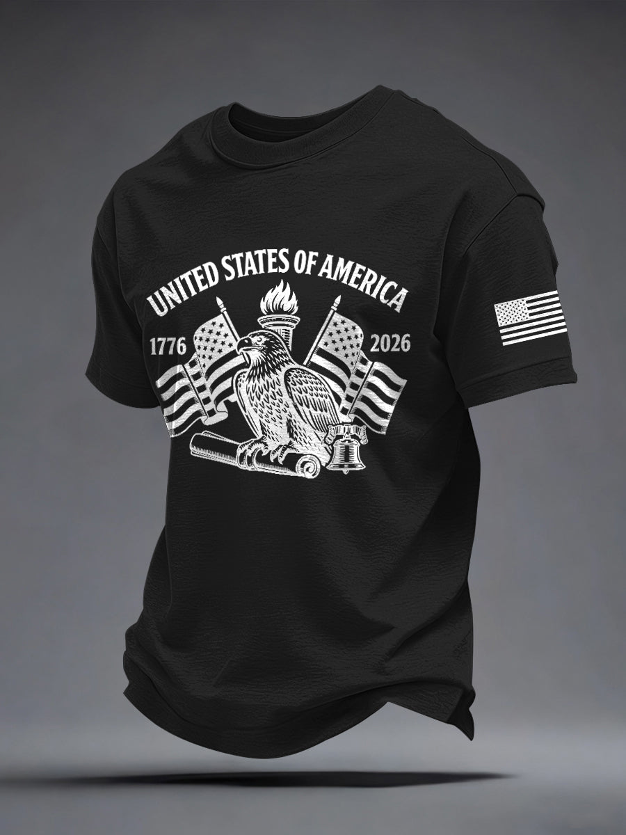 Men's USA 1776-2026 Print T-Shirt