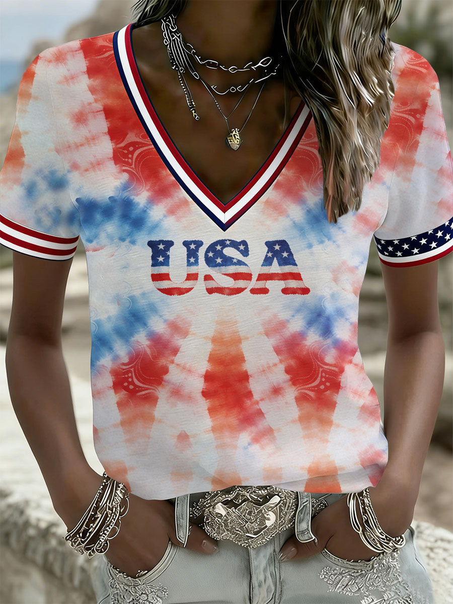 Women's Vintage Anniversary Celebration Printed Casual T-Shirt