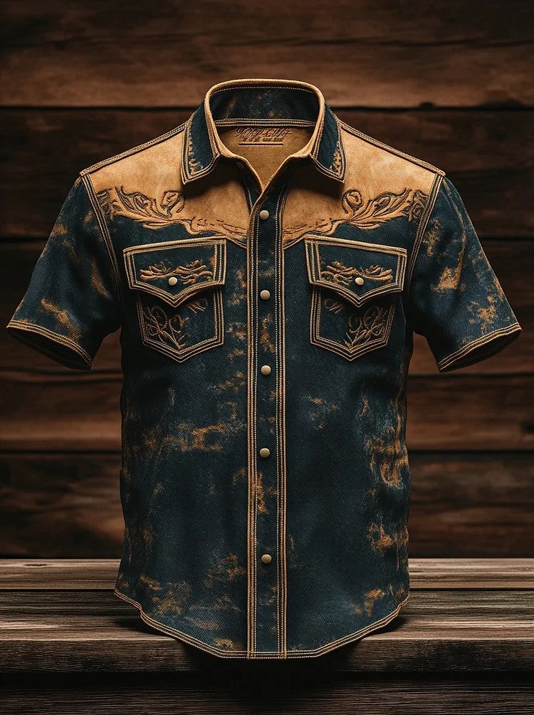 Men's Western Yoke Short Sleeve Shirt