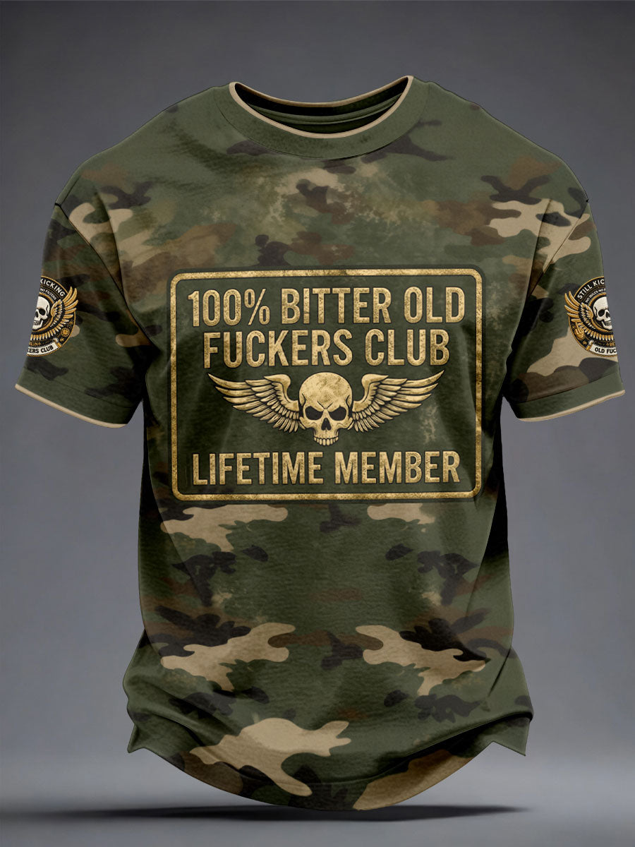Men's Old Fuckers Club Camouflage T-Shirts
