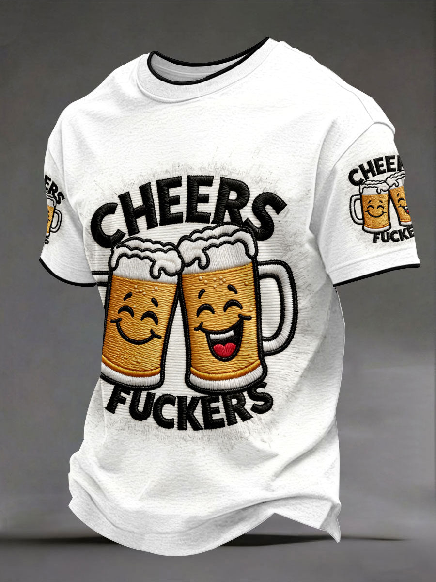 Men's 'cheers fuckers' T-shirts
