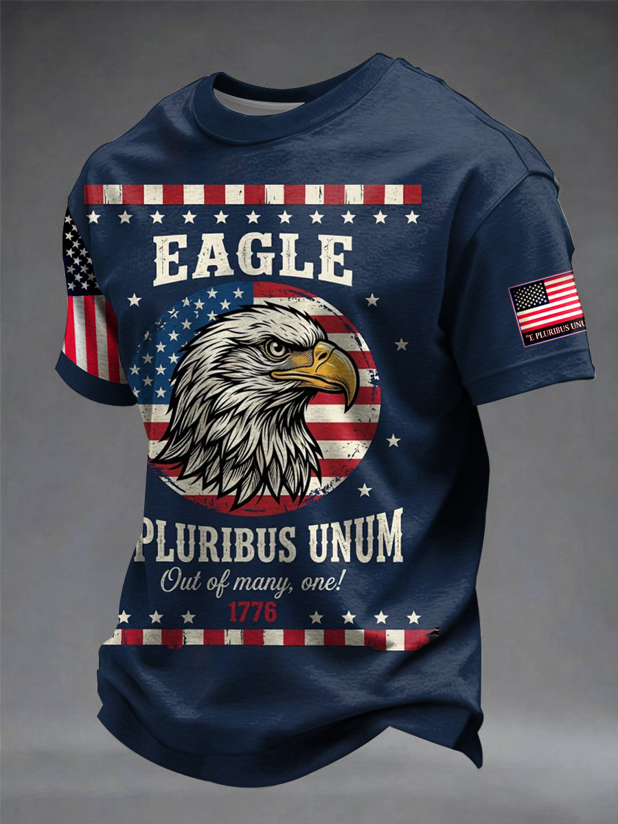Men's E pluribus unum Printed short sleeves t-shirt