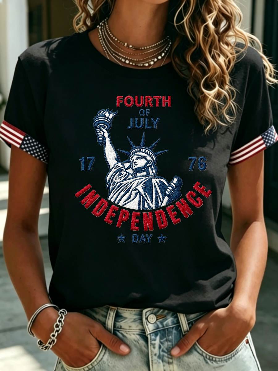 Women's July 4, 1776 Independence Day Tee