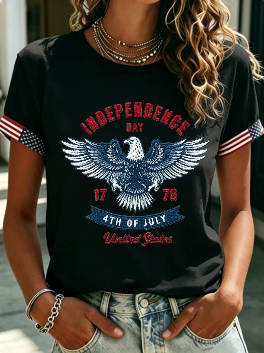 Women's July 4, 1776 Independence Day Tee
