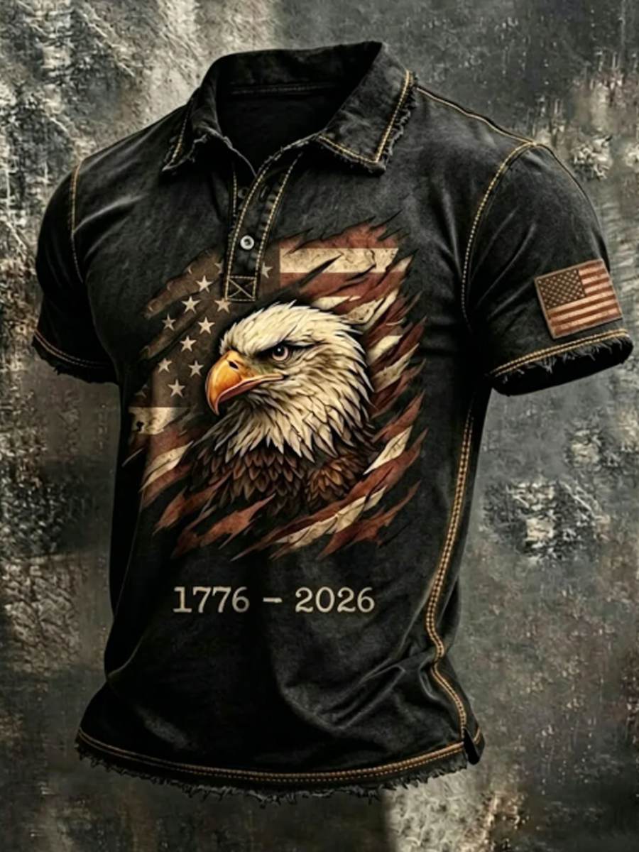 Men'S Anniversary Printed Casual T-Shirt