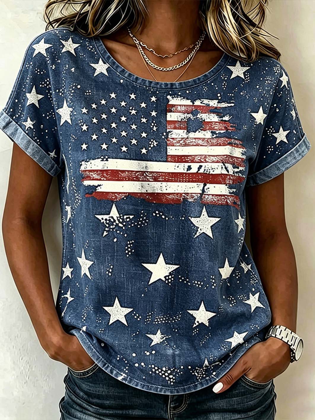 Women's short-sleeved T-shirt