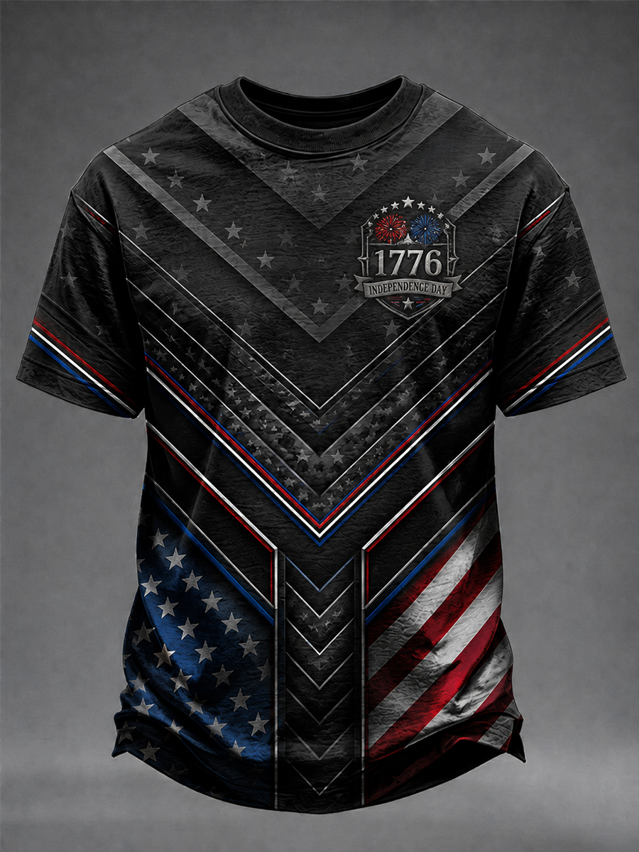 Men's independence Day short sleeves t-shirt