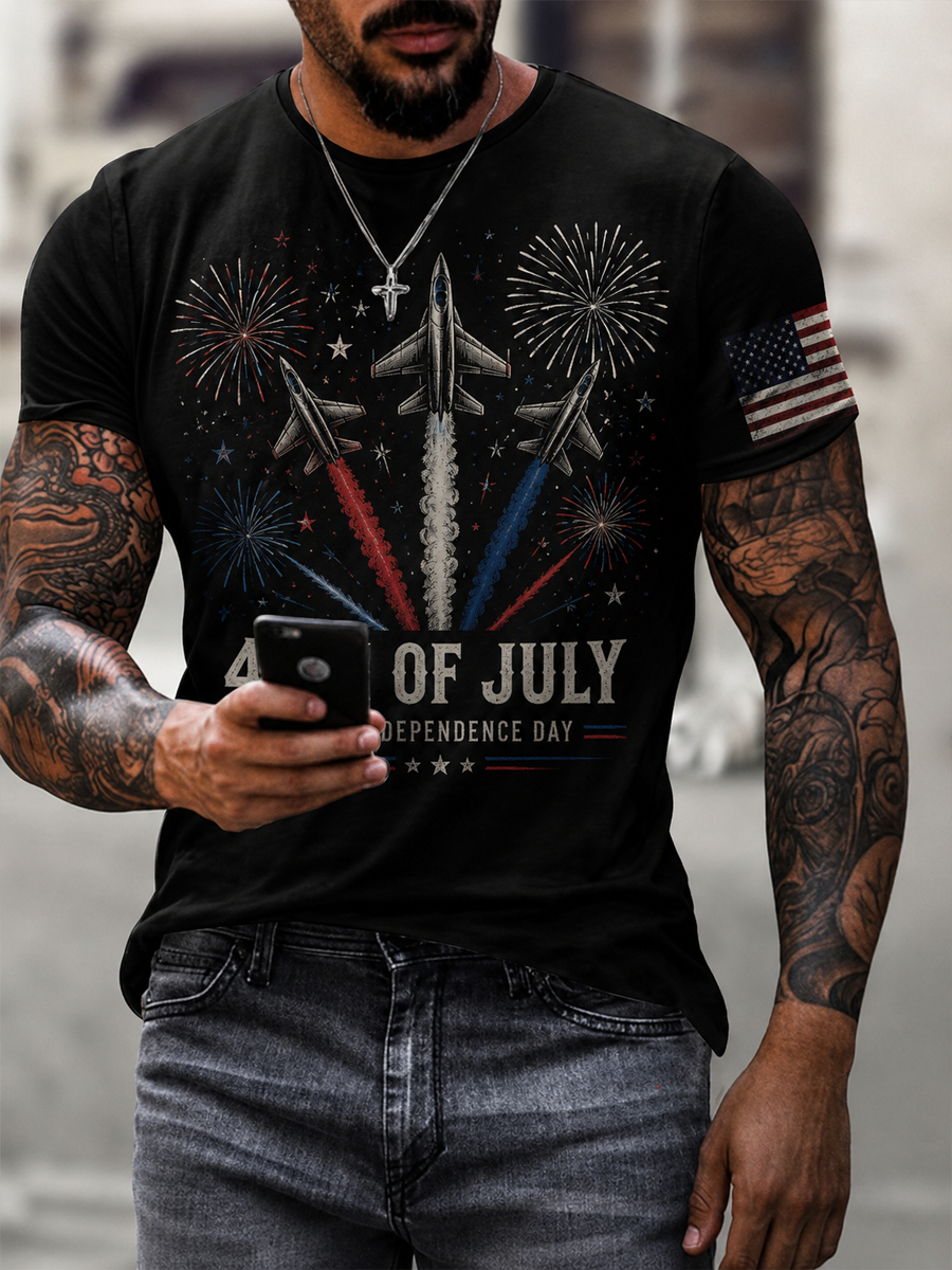 Men's INDEPENDENCE DAY short sleeves t-shirt