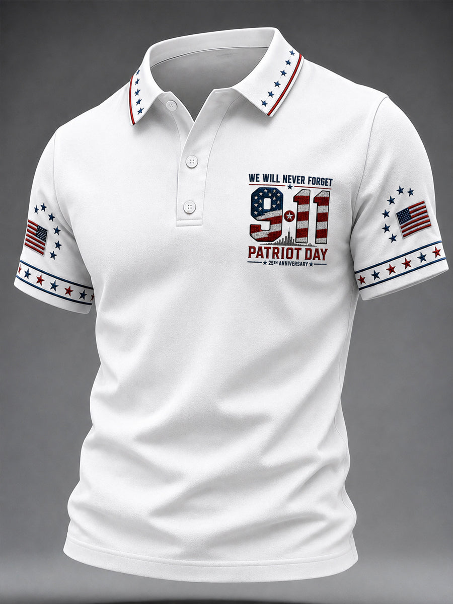 Men's America Print Casual Top