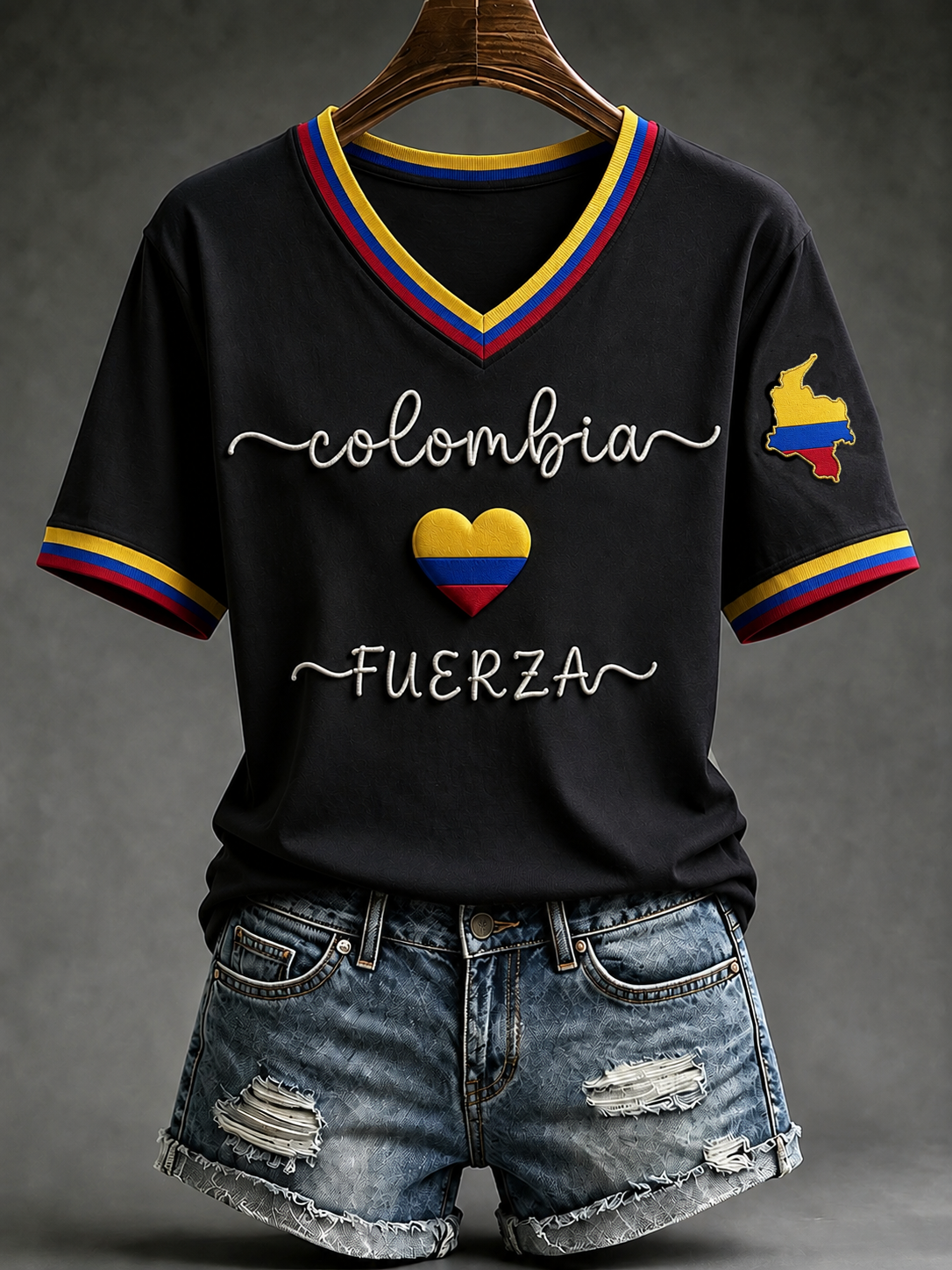 Women's Fuerza Colombia Short-sleeved T-shirt