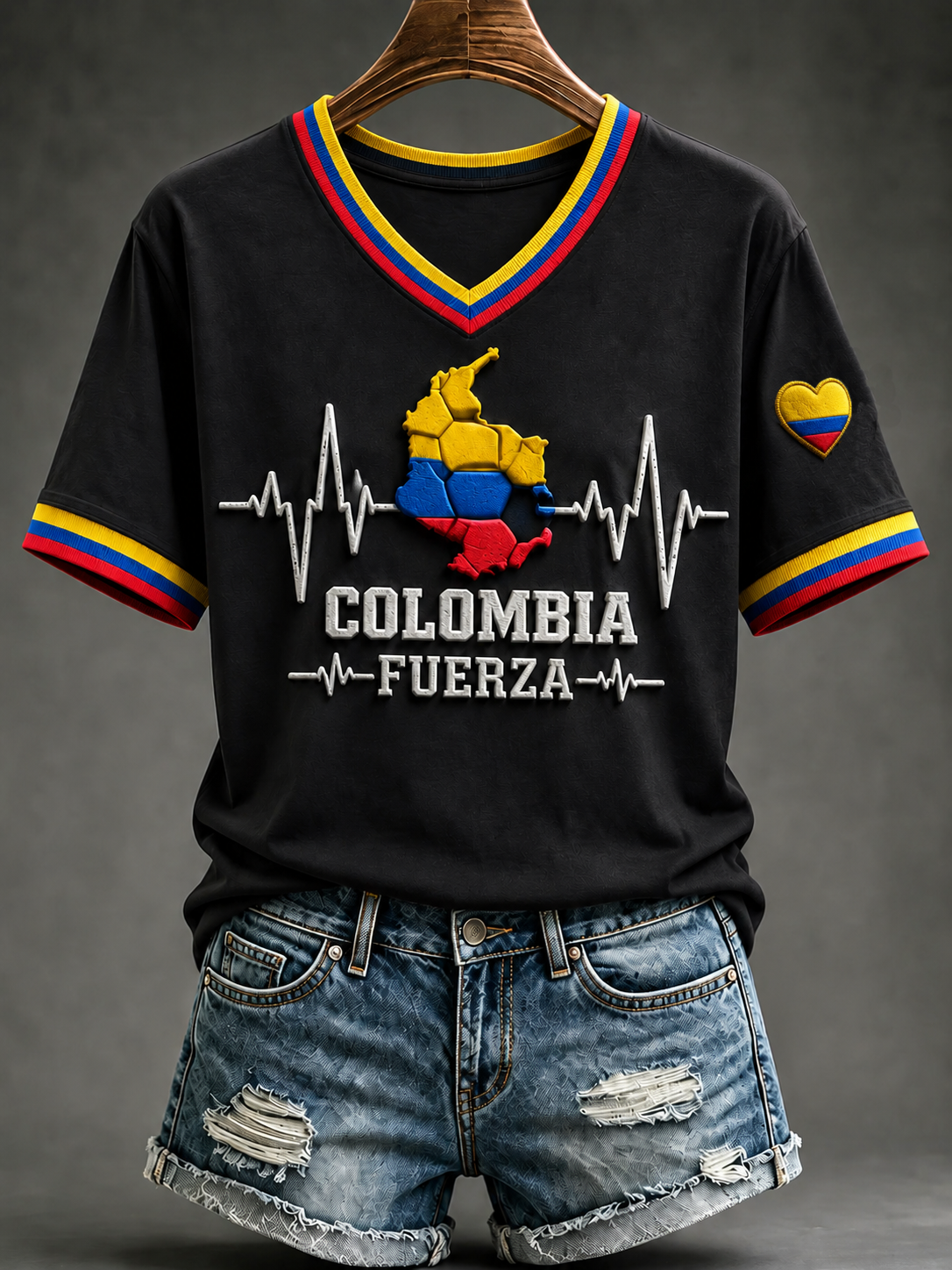 Women's Fuerza Colombia Short-sleeved T-shirt