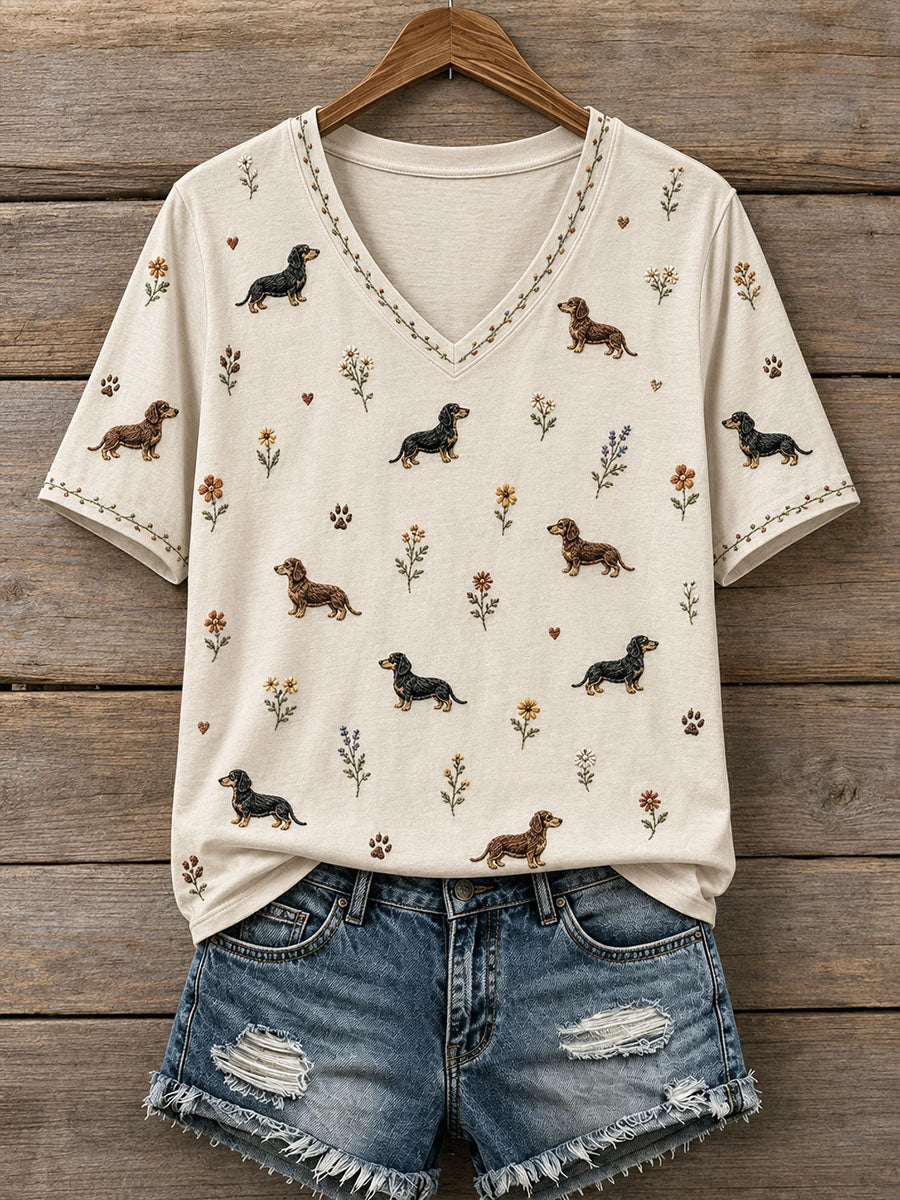 Women's Lovely Dachshund T-Shirt