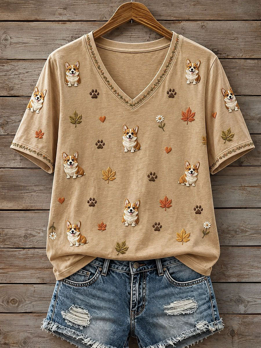 Women's Lovely Corgi T-Shirt