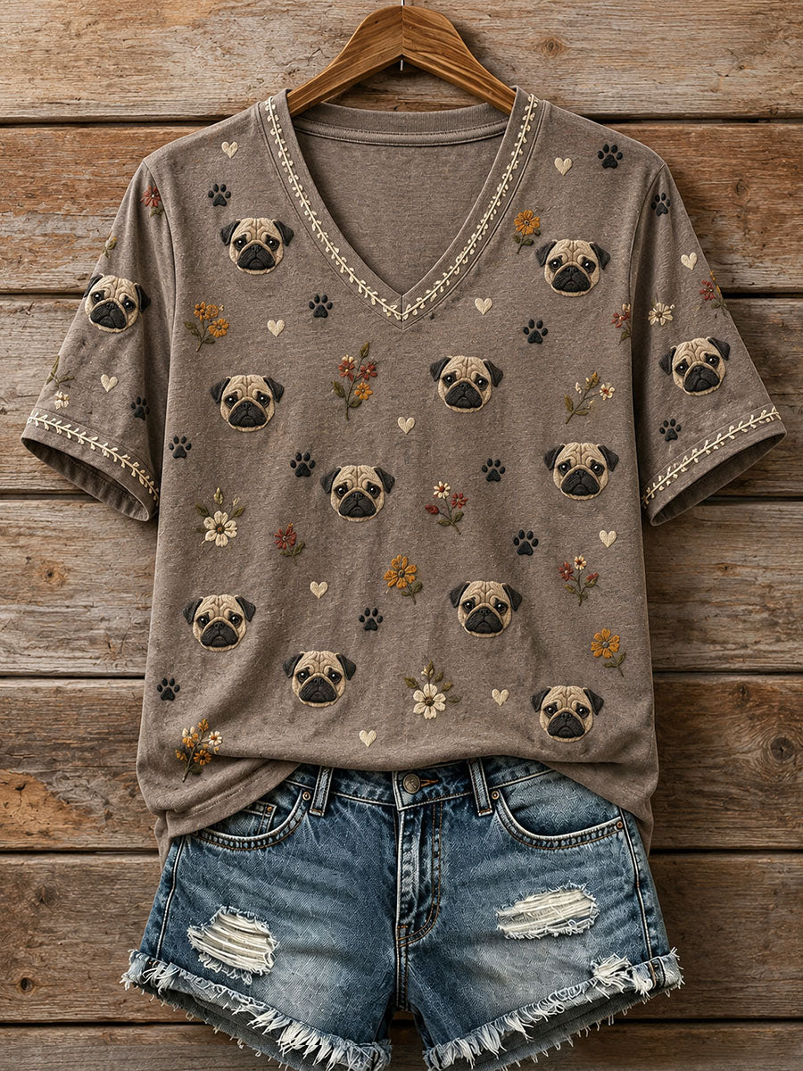 Women's Lovely Pug T-Shirt