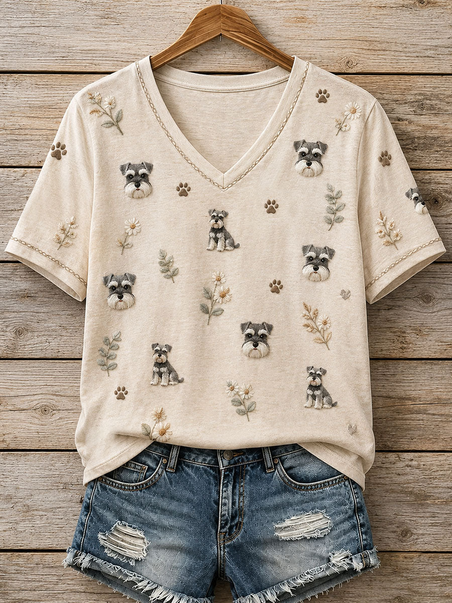 Women's Lovely Schnauzer T-Shirt