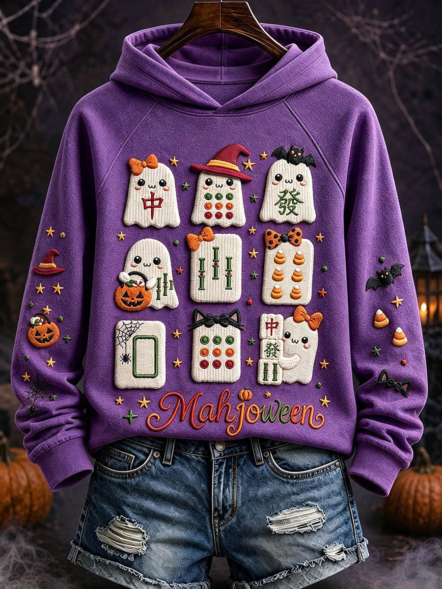 Women's Halloween Mahjong Hoodies
