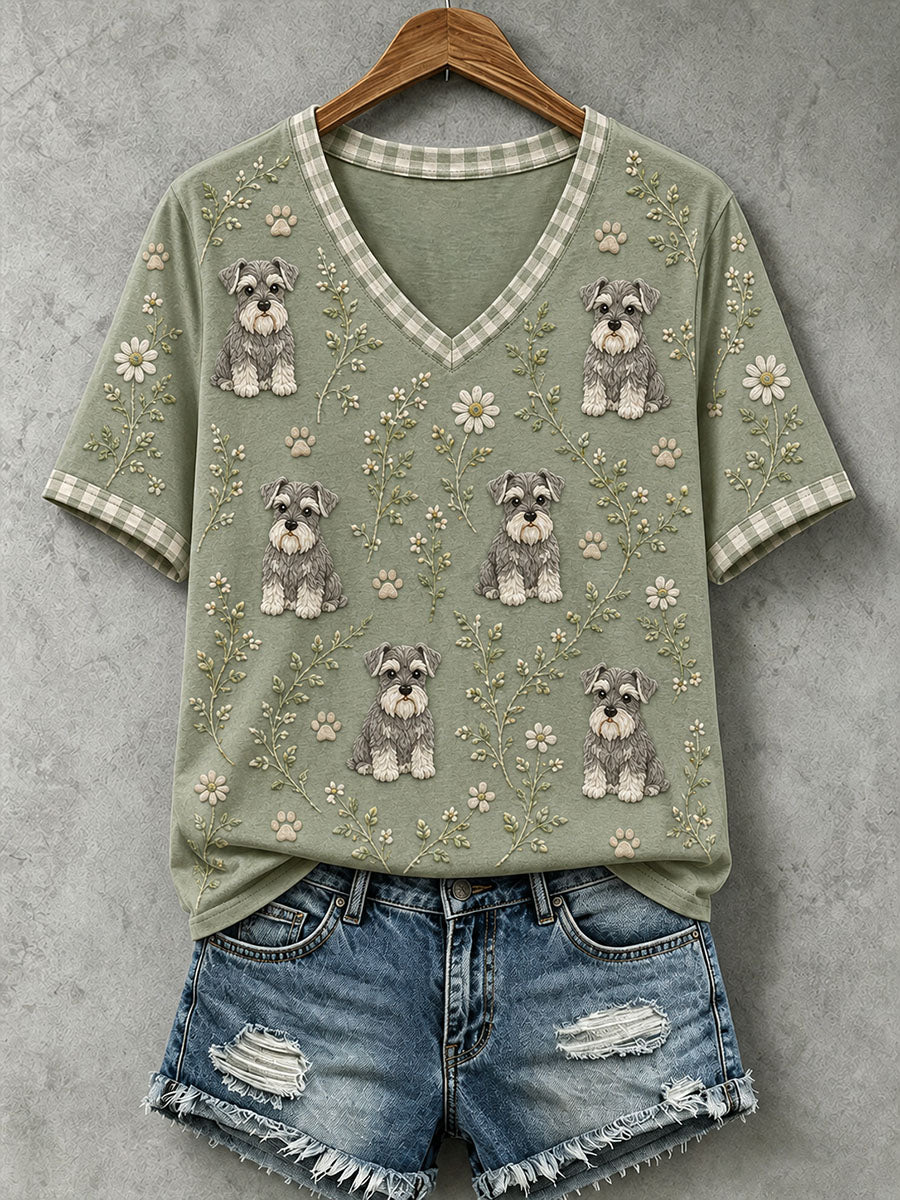 Women's Lovely Schnauzer T-Shirt