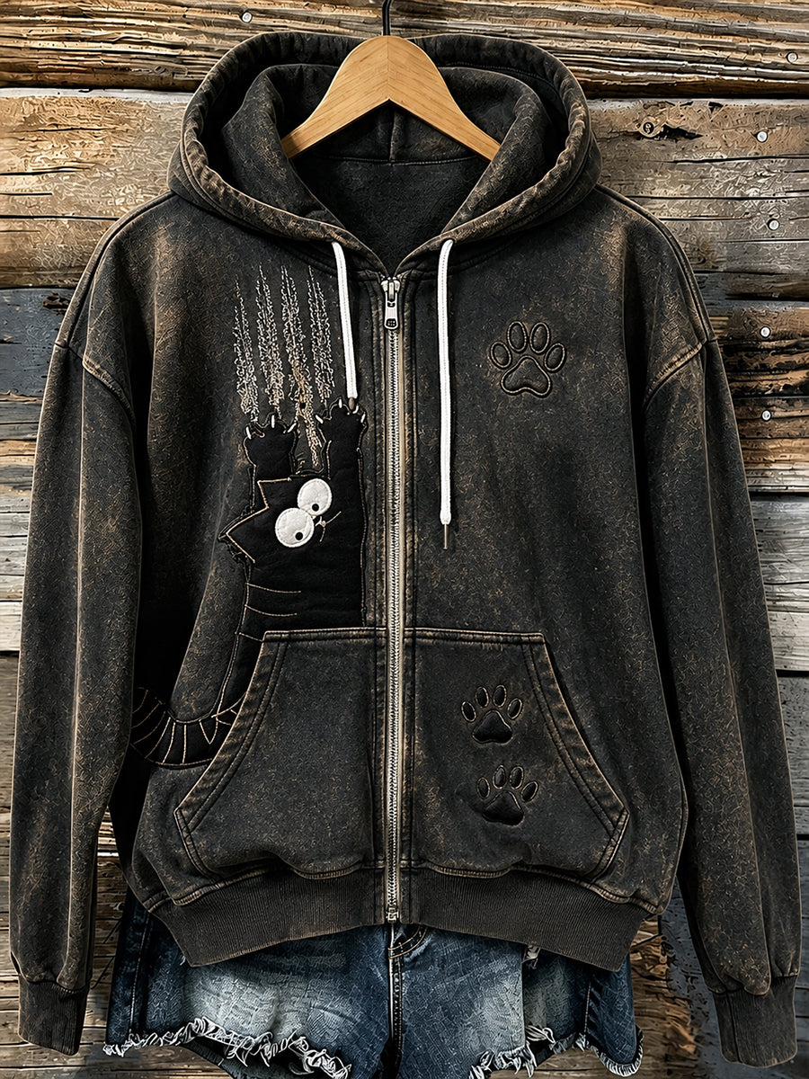 Women's Fun Animals Zip-Up Hoodie