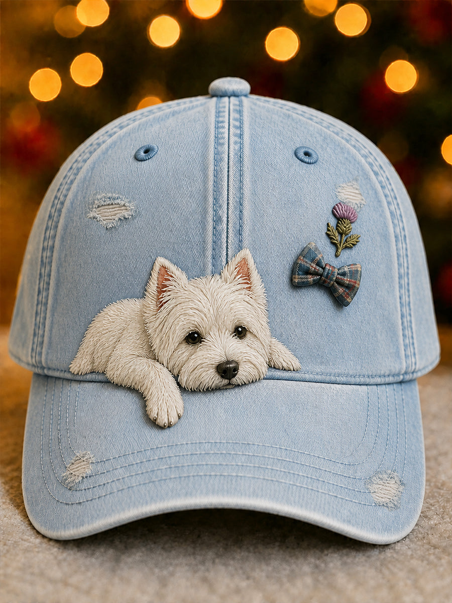 Unisex Retro Animal Art Print Casual Hat