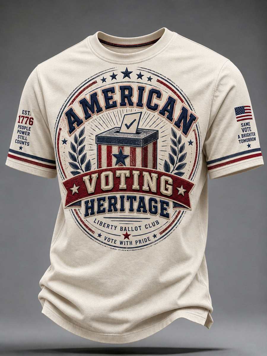 Men's Mid-Term Election Casual Short-Sleeve T-Shirt