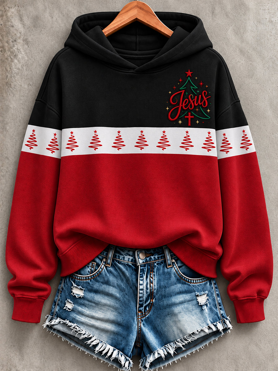 Women's Christmas Faith Print Sweatshirt
