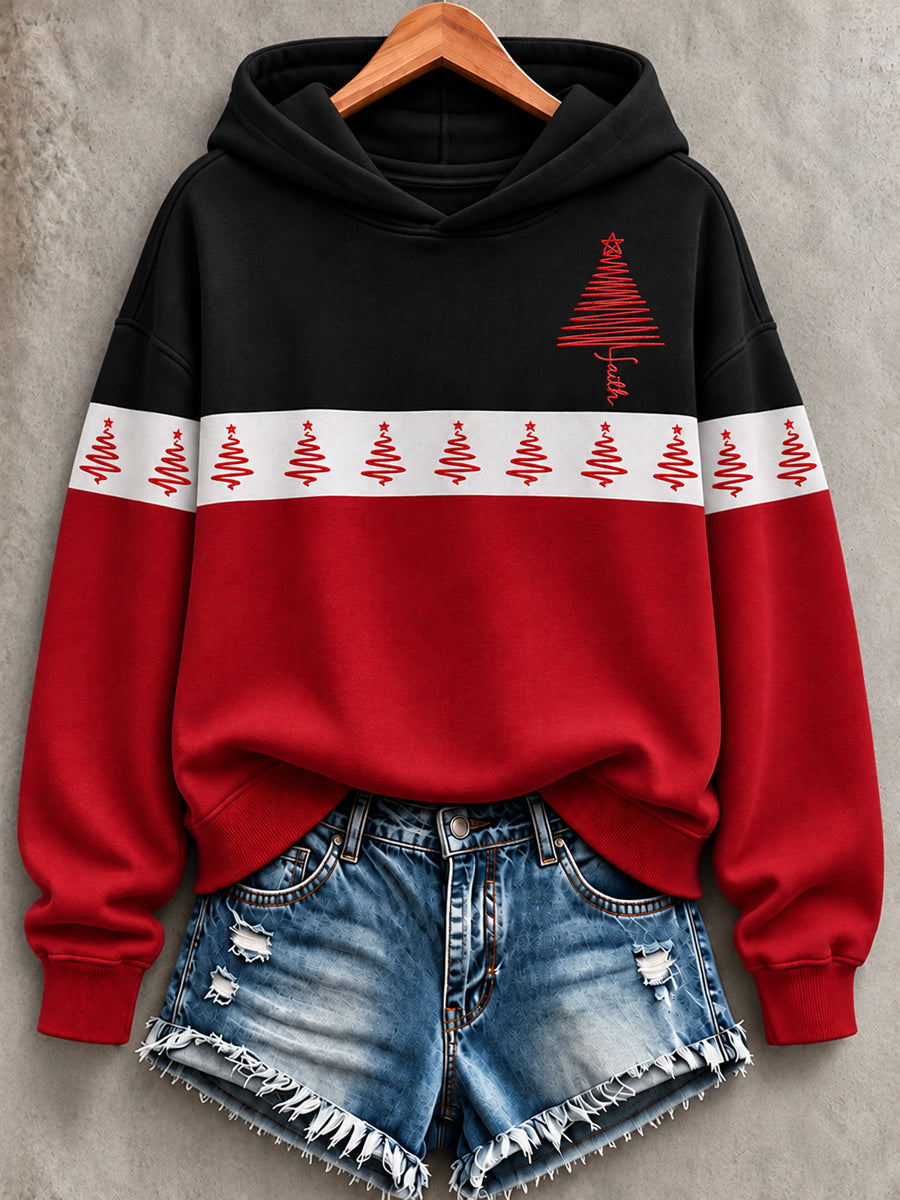 Women's Christmas Faith Print Sweatshirt