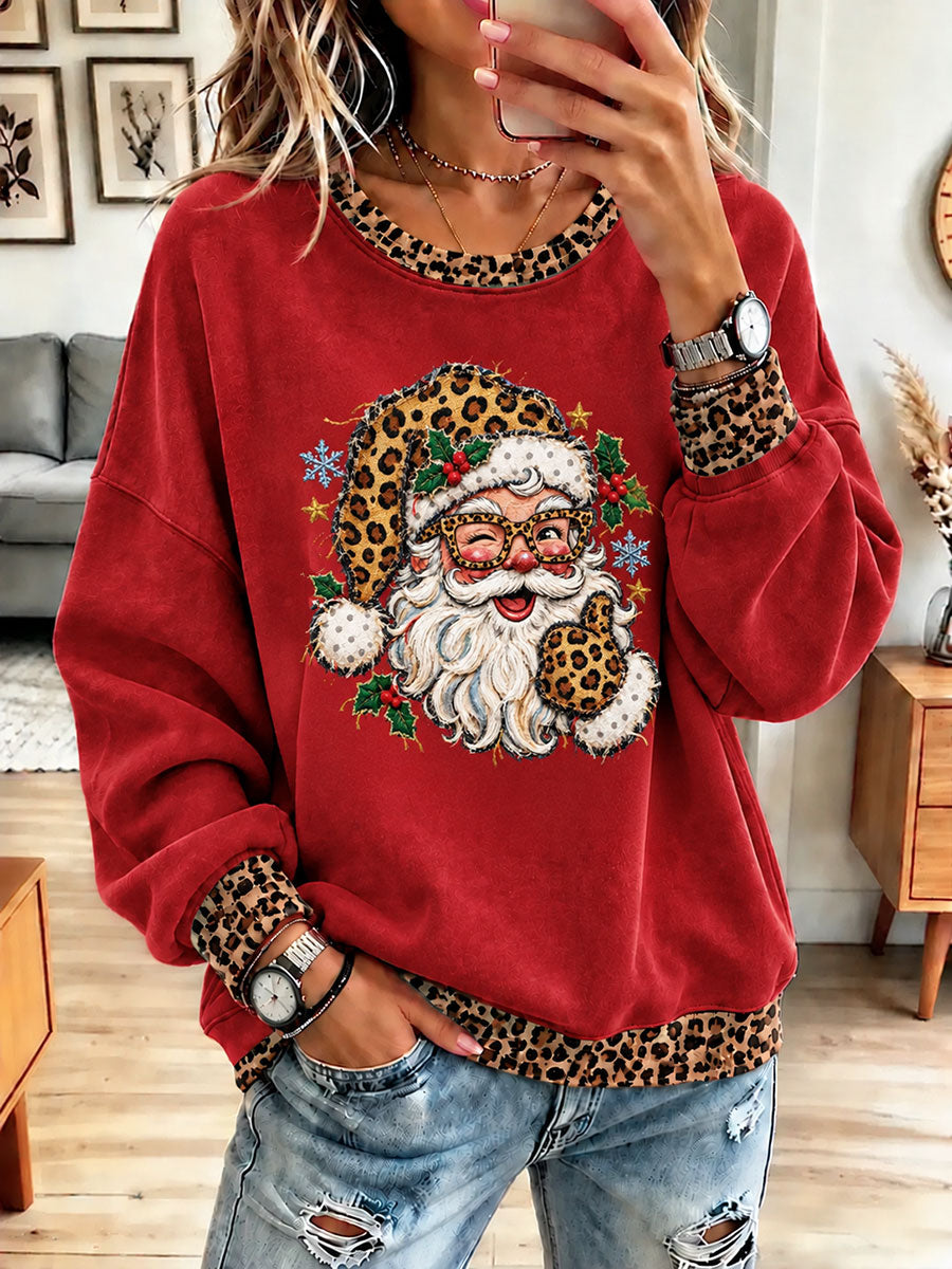 Women's Christmas Print Casual Sweatshirt