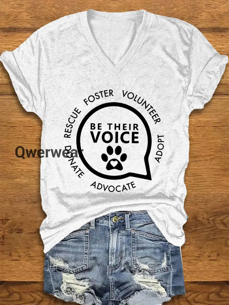 Women’s Animal Protection T-shirt White / S