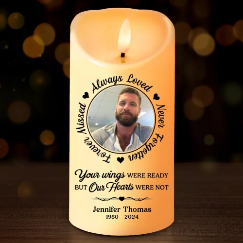 Personalized LED Candle for Family Members