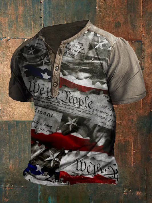 Men's Independence Day Tops