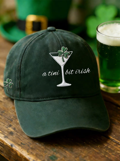 Unisex St Patrick's Day Shamrock Art Print Hat