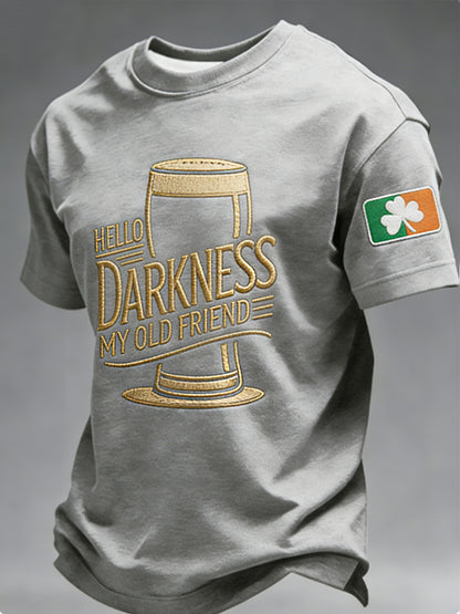 Men's Hello Darkness My Old Friend  T-shirt