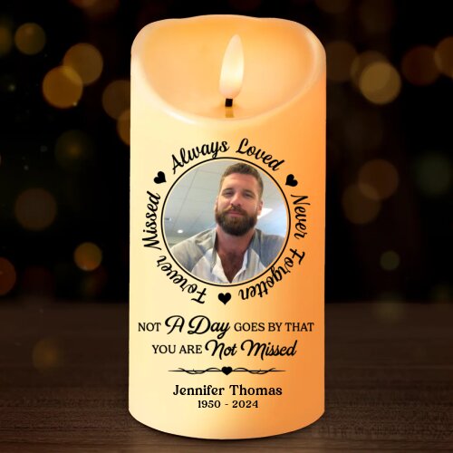 Personalized LED Candle for Family Members