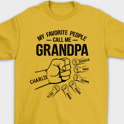 A Great Grandpa's Full Of Strength - Family Personalized Custom Unisex T-shirt, Sweatshirt