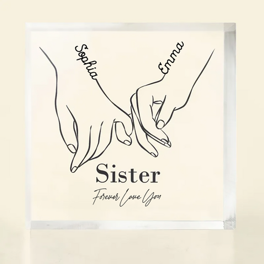 Write Your Own - Custom Engraved Square Acrylic Plaque, Personalized Gift for Loved Ones