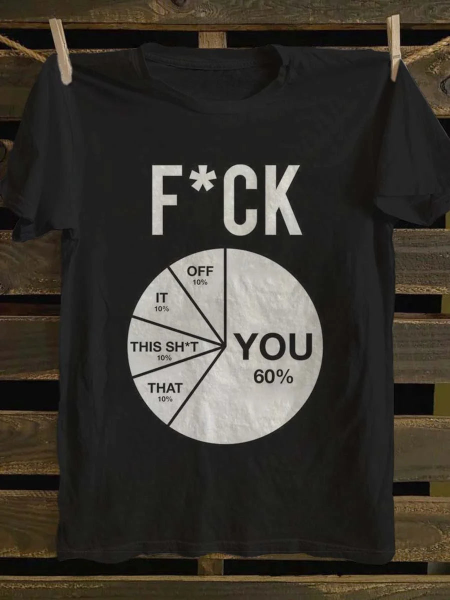 Funny Printed Casual Short Sleeve T-Shirt