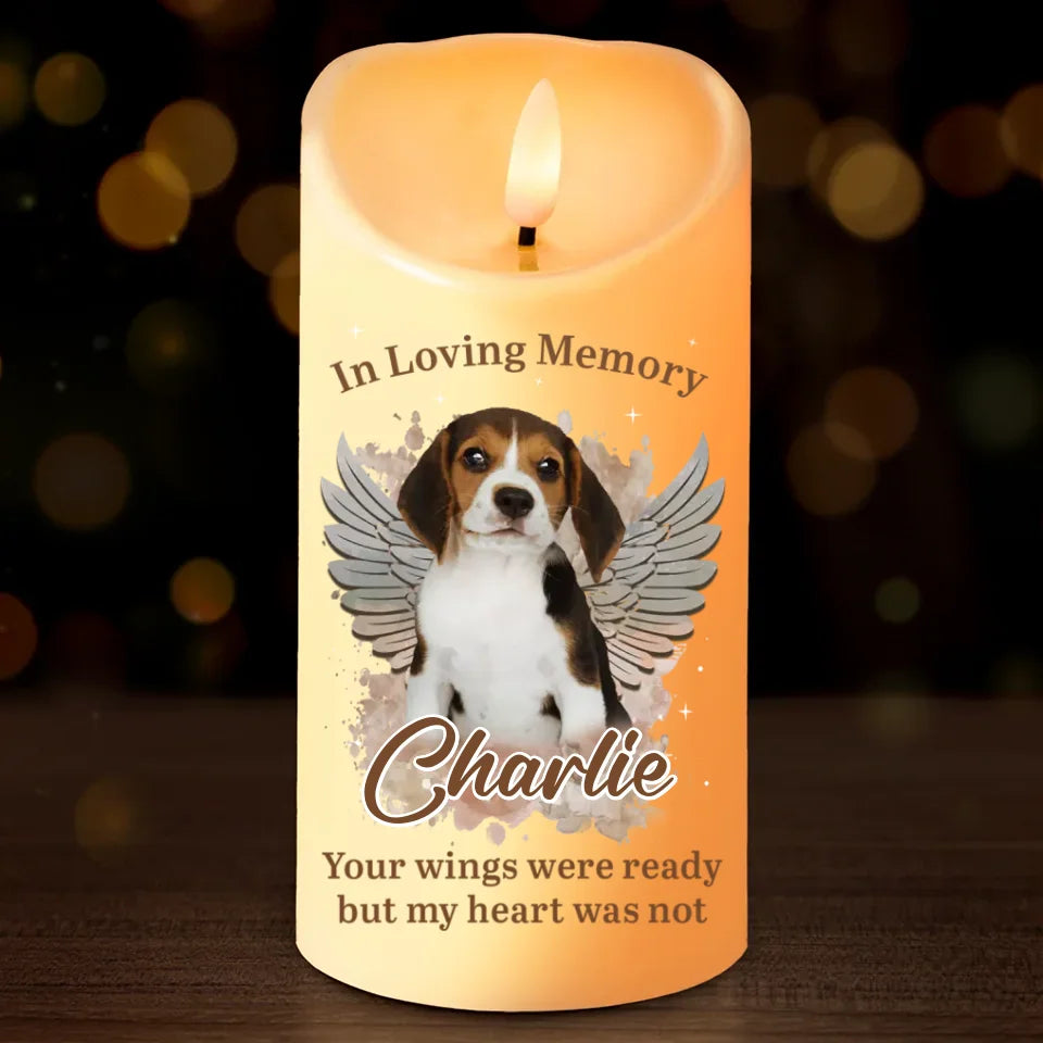 Personalized LED Candle for Pets Lovers